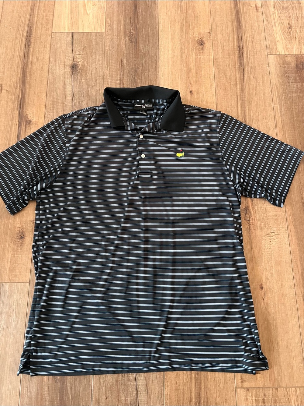 Augusta National Masters Tech Golf Tournament Polo Mens XL Performance EUC
